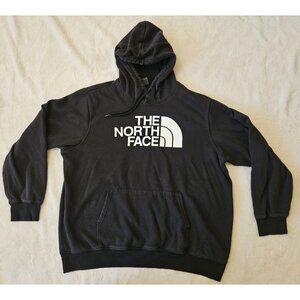 Mens The North Face Pullover Hoodie Sweatshirt Black XXL
